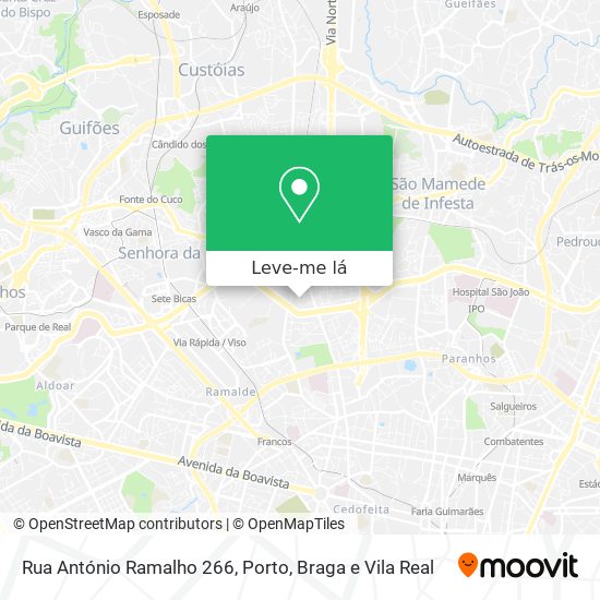 Rua António Ramalho 266 mapa