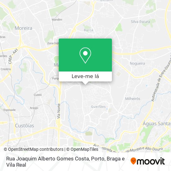 Rua Joaquim Alberto Gomes Costa mapa