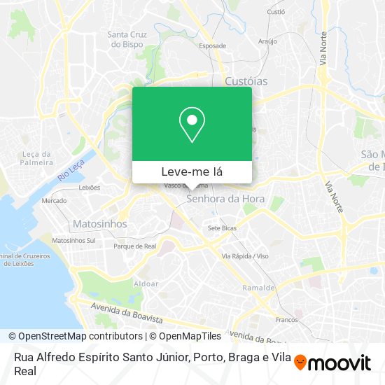 Rua Alfredo Espírito Santo Júnior mapa