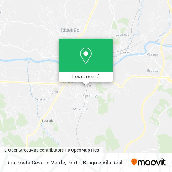Rua Poeta Cesário Verde mapa
