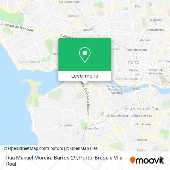 Rua Manuel Moreira Barros 29 mapa