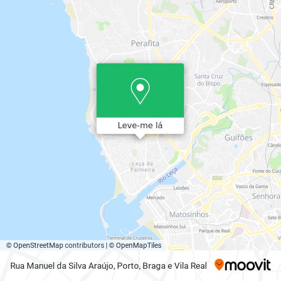 Rua Manuel da Silva Araújo mapa