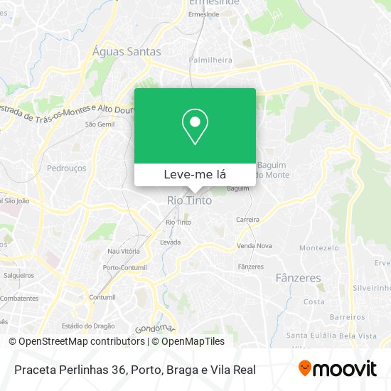 Praceta Perlinhas 36 mapa