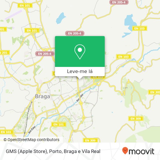 GMS (Apple Store) mapa