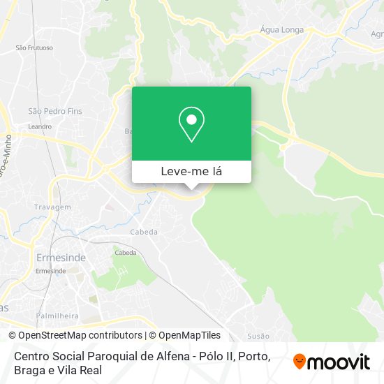 Centro Social Paroquial de Alfena - Pólo II mapa