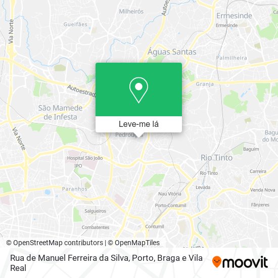 Rua de Manuel Ferreira da Silva mapa