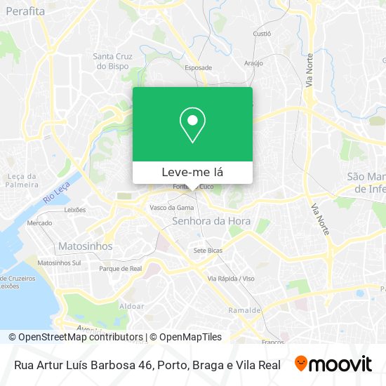 Rua Artur Luís Barbosa 46 mapa
