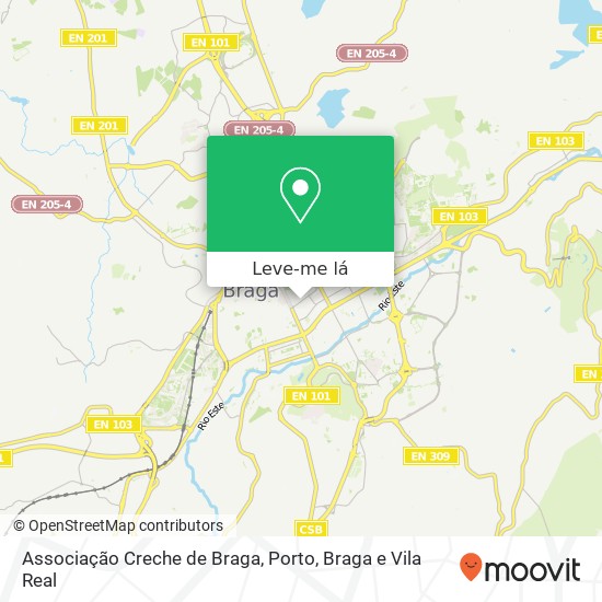 Associação Creche de Braga mapa