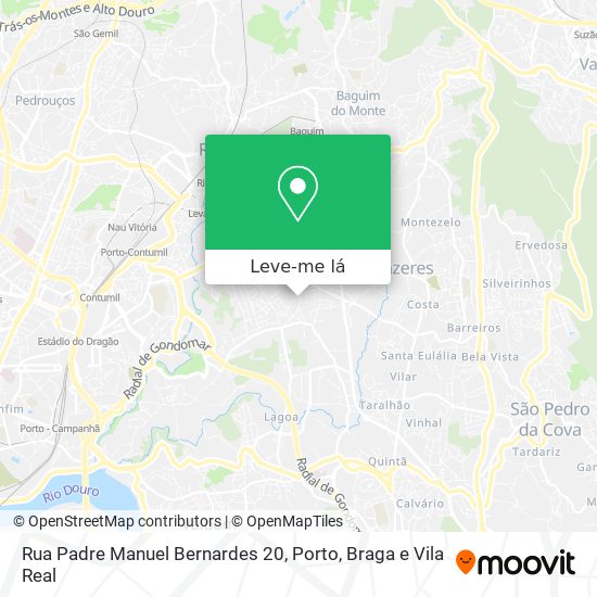 Rua Padre Manuel Bernardes 20 mapa