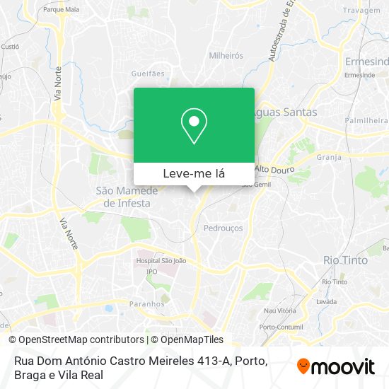 Rua Dom António Castro Meireles 413-A mapa