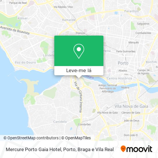 Mercure Porto Gaia Hotel mapa