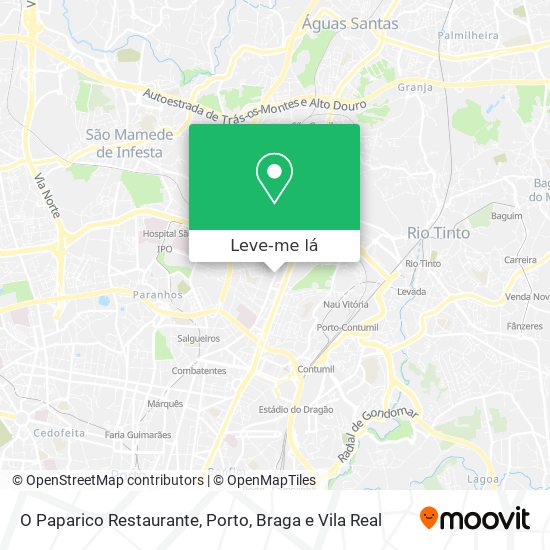 O Paparico Restaurante mapa