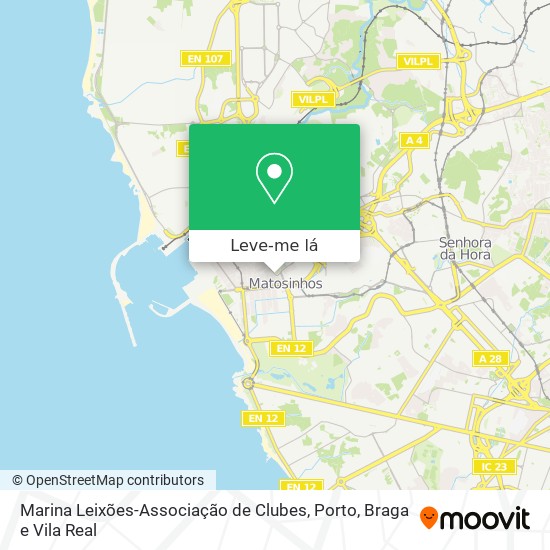 Marina Leixões-Associação de Clubes mapa