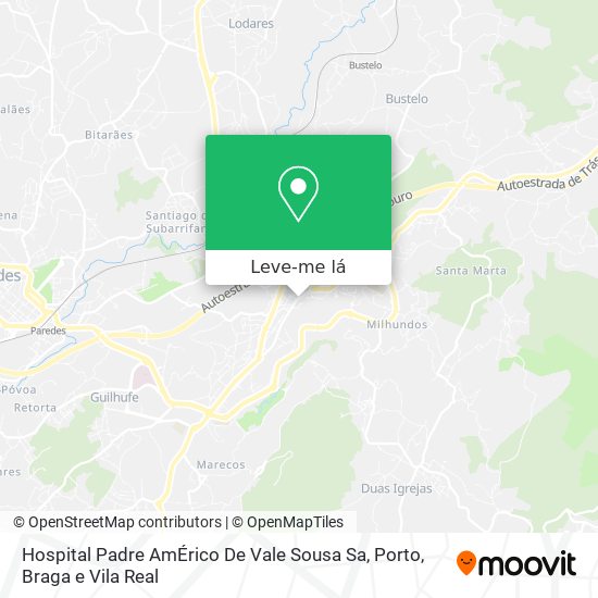 Hospital Padre AmÉrico De Vale Sousa Sa mapa