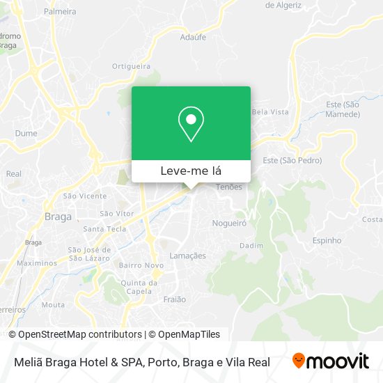 Meliã Braga Hotel & SPA mapa