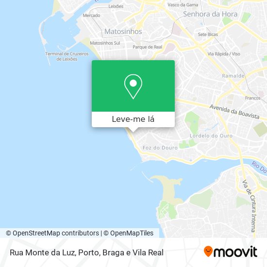 Rua Monte da Luz mapa