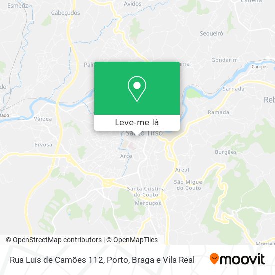 Rua Luís de Camões 112 mapa
