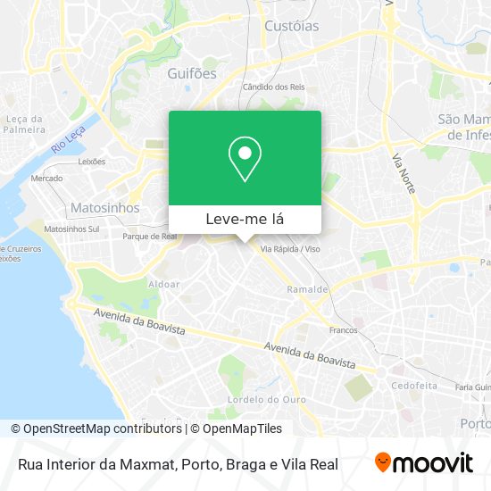 Rua Interior da Maxmat mapa