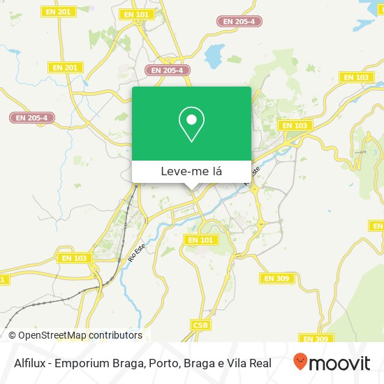 Alfilux - Emporium Braga mapa
