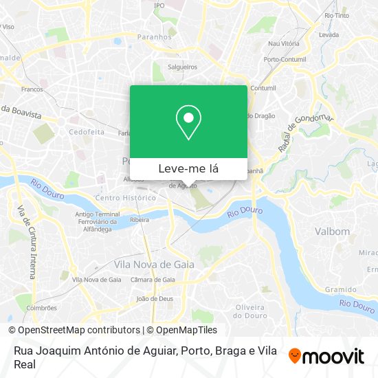 Rua Joaquim António de Aguiar mapa