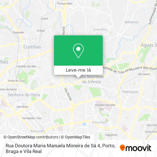 Rua Doutora Maria Manuela Moreira de Sá 4 mapa
