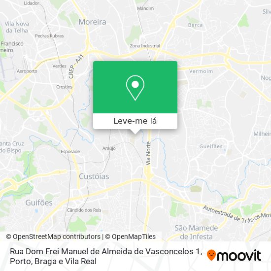 Rua Dom Frei Manuel de Almeida de Vasconcelos 1 mapa