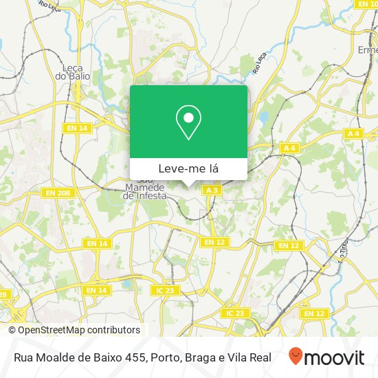 Rua Moalde de Baixo 455 mapa