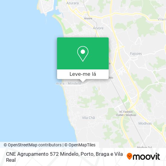 CNE Agrupamento 572 Mindelo mapa