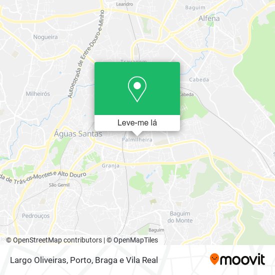 Largo Oliveiras mapa
