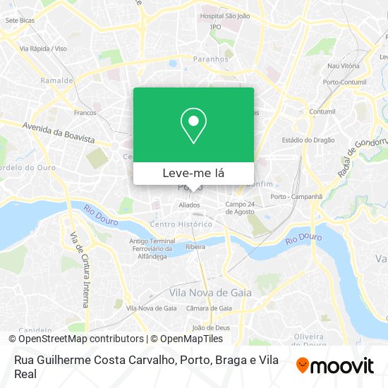 Rua Guilherme Costa Carvalho mapa
