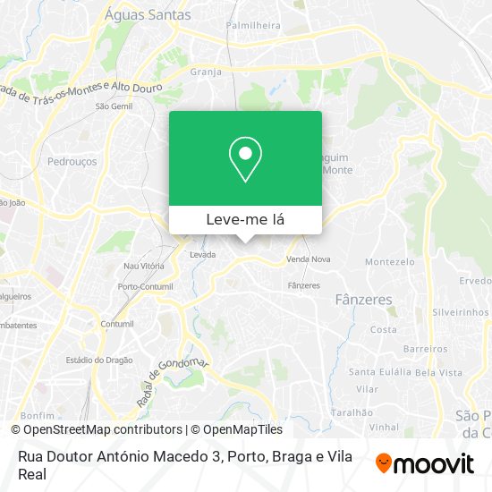 Rua Doutor António Macedo 3 mapa
