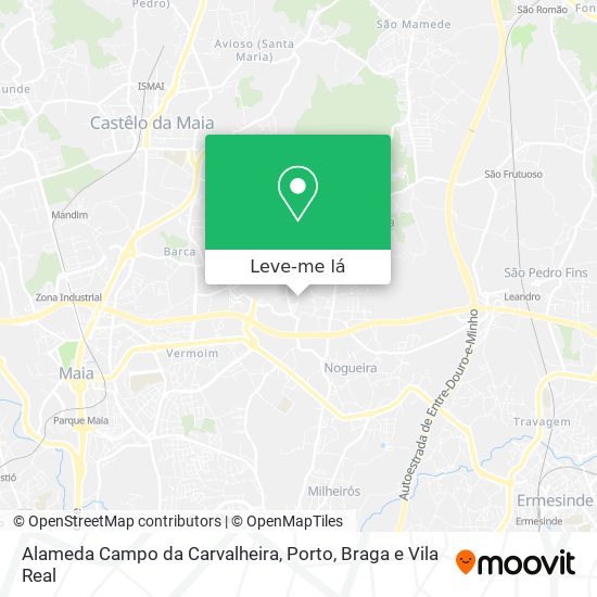 Alameda Campo da Carvalheira mapa