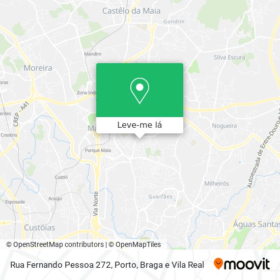 Rua Fernando Pessoa 272 mapa