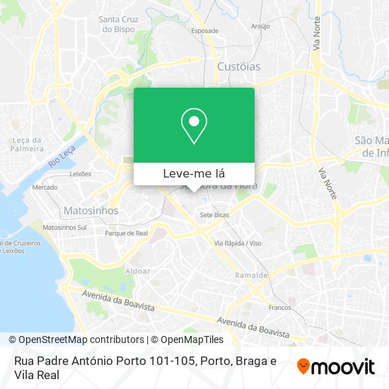 Rua Padre António Porto 101-105 mapa