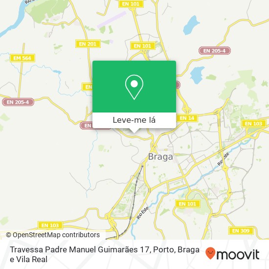 Travessa Padre Manuel Guimarães 17 mapa