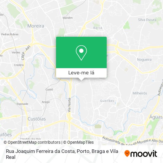 Rua Joaquim Ferreira da Costa mapa