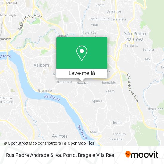 Rua Padre Andrade Silva mapa