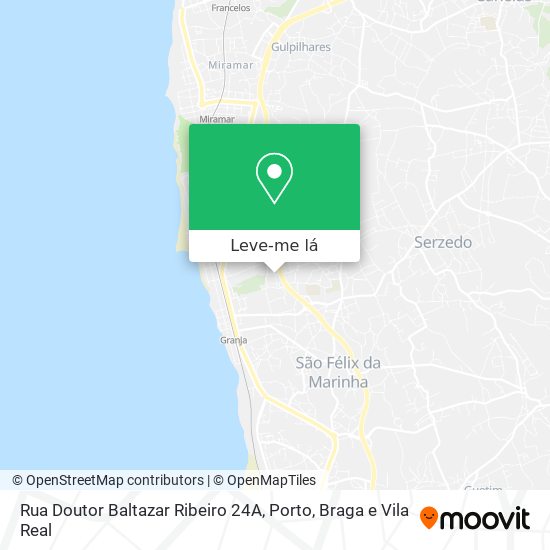 Rua Doutor Baltazar Ribeiro 24A mapa