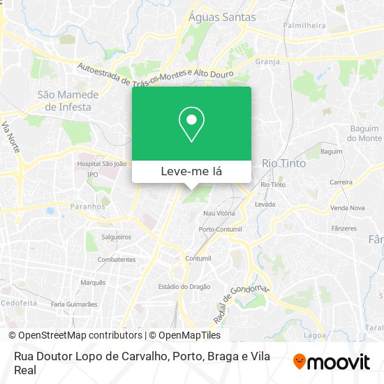 Rua Doutor Lopo de Carvalho mapa