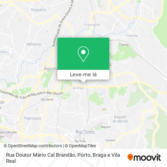 Rua Doutor Mário Cal Brandão mapa