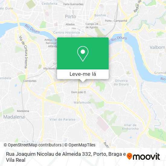 Rua Joaquim Nicolau de Almeida 332 mapa