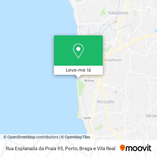 Rua Esplanada da Praia 95 mapa