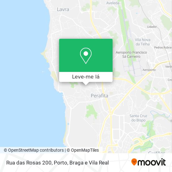 Rua das Rosas 200 mapa