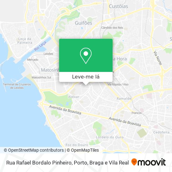Rua Rafael Bordalo Pinheiro mapa