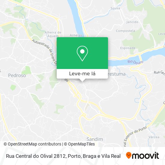 Rua Central do Olival 2812 mapa