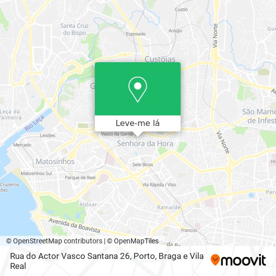 Rua do Actor Vasco Santana 26 mapa