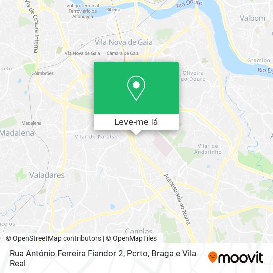 Rua António Ferreira Fiandor 2 mapa