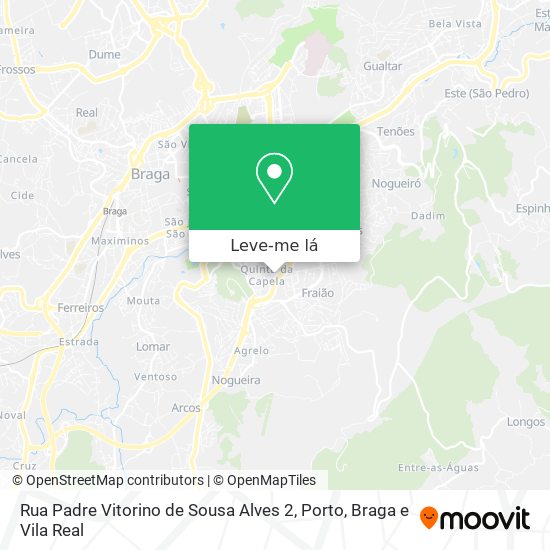 Rua Padre Vitorino de Sousa Alves 2 mapa