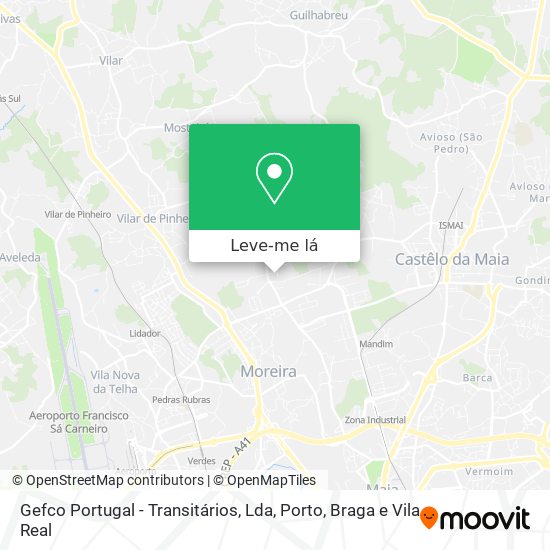 Gefco Portugal - Transitários, Lda mapa