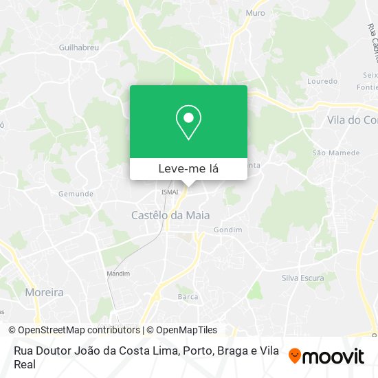 Rua Doutor João da Costa Lima mapa